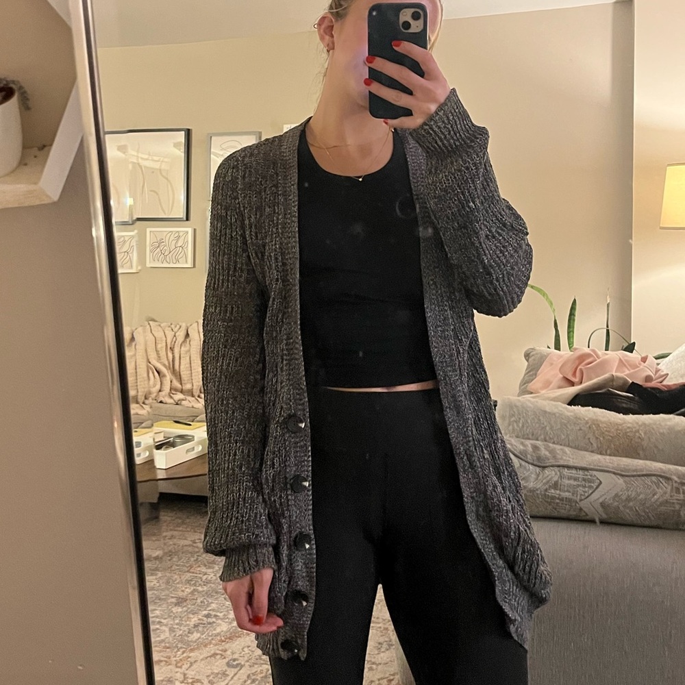 long cozy H&M cardigan